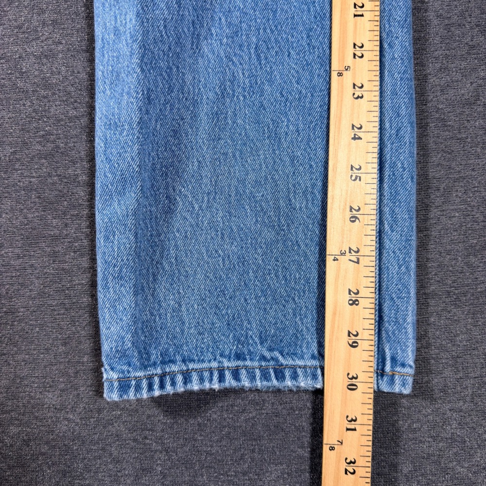 Levi's 501 90s Jeans Women 26x30 Blue Premium Button Fly Straight Leg Denim Mom - Picture 10 of 11